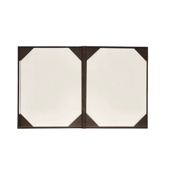 Alt view image 4 of 6 - s Made of Premium Faux Leather (10-Pack) - 8.5" X 11" - 6 Views - Brown