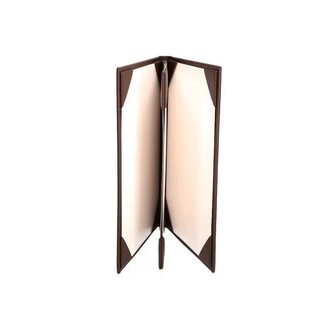 Alt view image 2 of 6 - s Made of Premium Faux Leather (10-Pack) - 8.5" X 11" - 4 Views - Brown