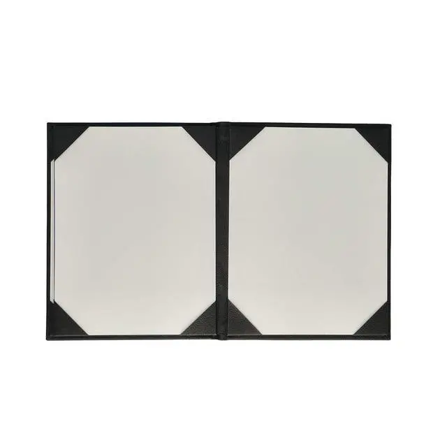 Alt view image 4 of 6 - s Made of Premium Faux Leather (10-Pack) - 8.5" X 11" - 4 Views - Black