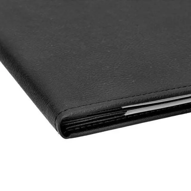 Alt view image 6 of 6 - s Made of Premium Faux Leather (10-Pack) - 8.5" X 11" - 4 Views - Black