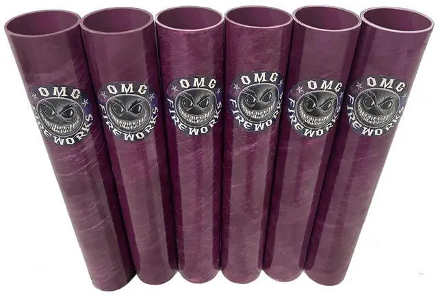 Main image of Fireworks Purple Fiberglass Mortar Tubes Bulk 50ct Case 1.75""