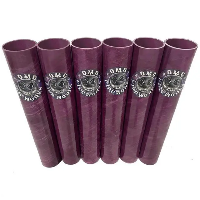 Alt view image 2 of 3 - Fireworks Purple Fiberglass Mortar Tubes Bulk 50ct Case 1.75""