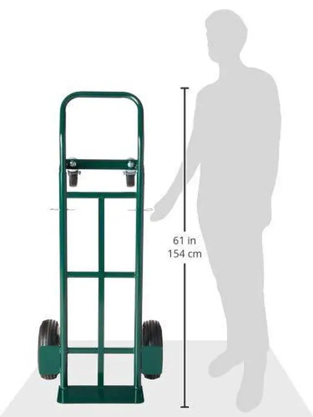 Alt view image 5 of 5 - Harper Trucks JEDTK1735P Capacity Super-Steel Convertible Hand Truck, 700 lb