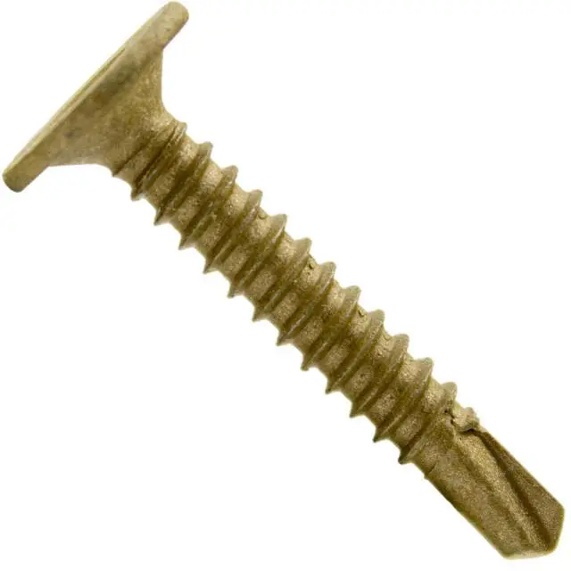 Alt view image 3 of 5 - #10-16 X 1-1/4" Wood to Metal Self Tapping TEK Screw Star/TORX Drive (Full Box 3900 Screw Count)