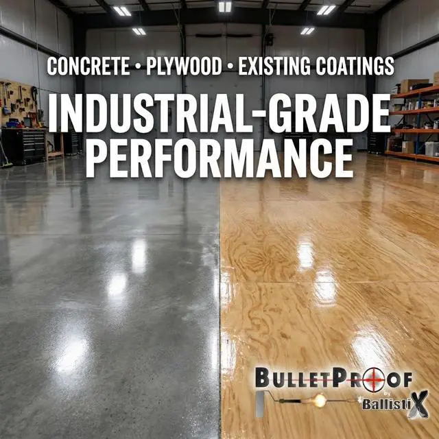 Alt view image 2 of 6 - BP Resins: Moxy |100% Solids Epoxy Resin Kit (3 Gallon) Solvent-Less, Two Component Gloss Coat Finish- Low VOC! Industrial Use, Garages, Floors, Wood, Acrylic & More! (Almond)