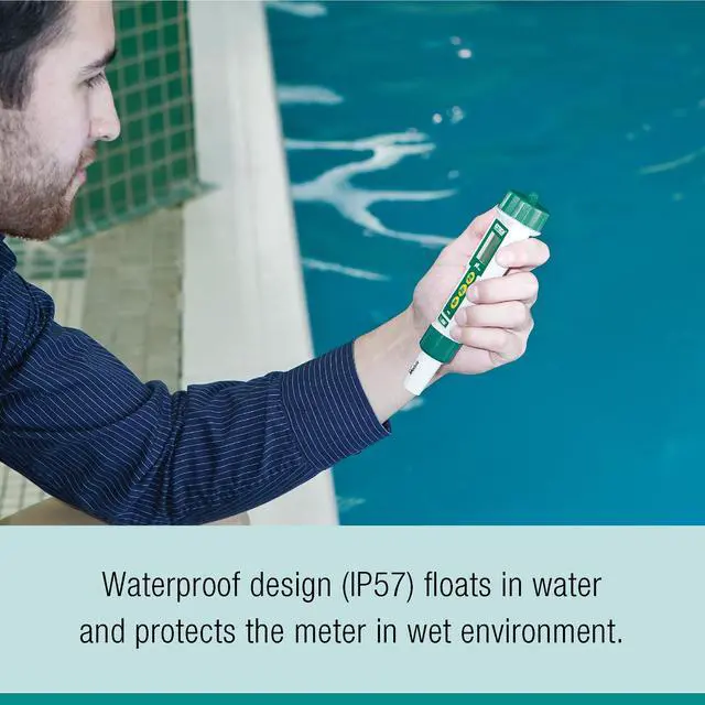Alt view image 4 of 6 - PH100 Waterproof ExStik II pH Meter Kit with Flat Surface Electrode and Temperature Display