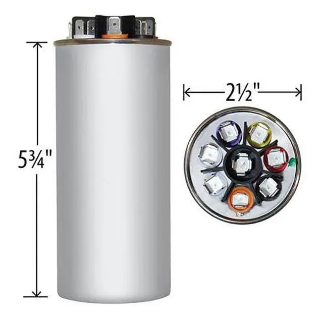Alt view image 4 of 4 - Turbo 200X Universal Motor Run Capacitor, 97.5 Mfd w/CPT Terminal