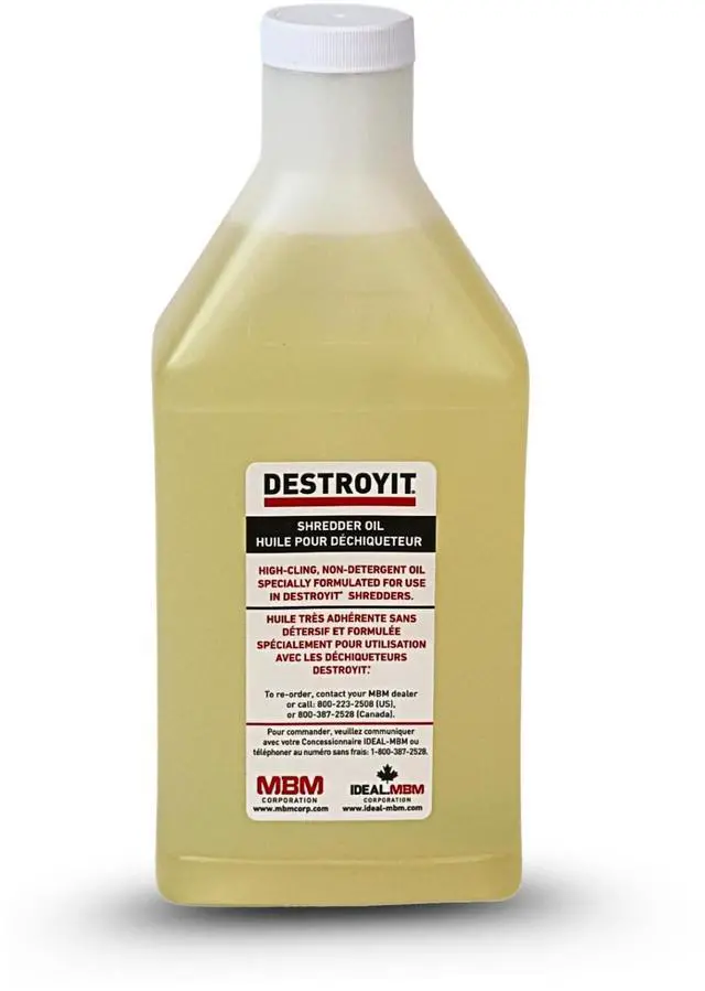 Alt view image 3 of 5 - AC CED21/6 Destroyit Shredder Oil (Pack of 6), 1 Quartz Bottles (32oz), Compatible with Any Distroyit Shredders, Special Formula