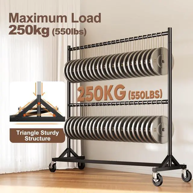 Alt view image 3 of 6 - Z Rack for Clothing Heavy Duty Clothes Rack Hold 550 LBS Commercial Garment Rack with Wheels Rolling Portable Z Base Rack for Bedroom, Laundry Room, Black, 22.8"D x 62.6"W x 87.8"H, 2 Packs