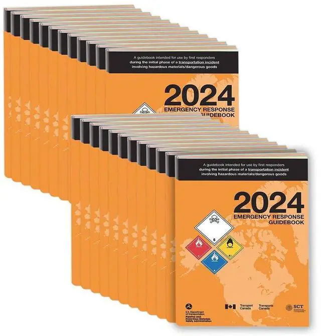 Main image of 2024 Emergency Response Guidebook (ERG), Soft Bound, 5.5 x 7.5", English, 25-Pack, J. J. Keller & Associates, Inc