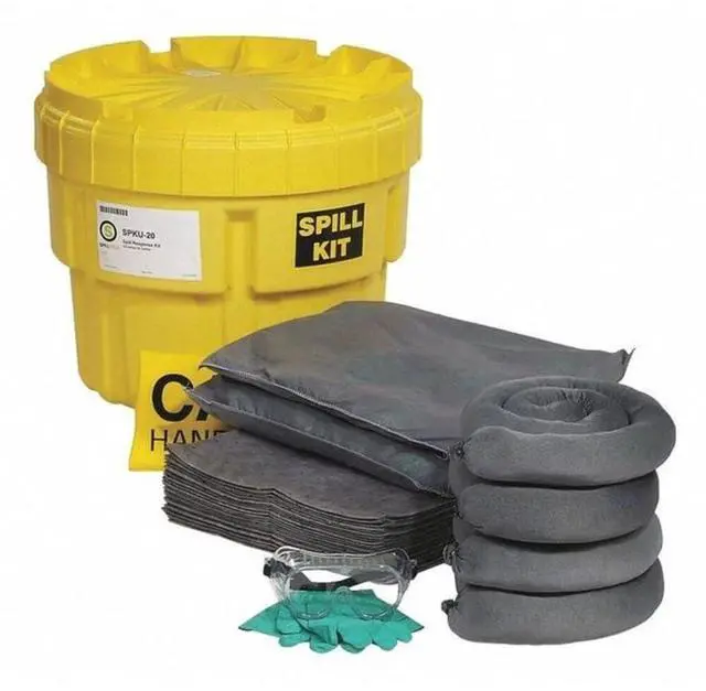 Main image of Universal Overpack Salvage Drum Spill Kit, 20 Gallon, 43 Pieces (SPKU-20)