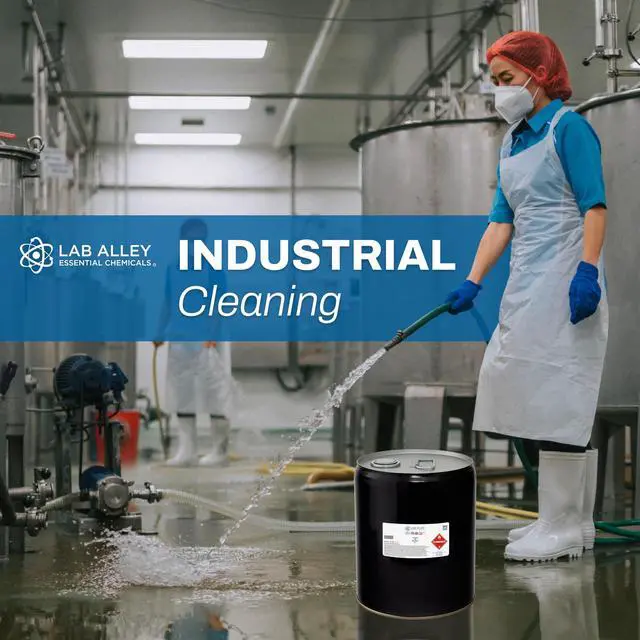 Alt view image 5 of 6 - Heptane Lab Grade Solvent, n-Heptane Chemical Solvent for Cleaning, Sample Preparation & Nonpolar Applications,16 Liters (Pack of 4 x 4 Liter Bottles)