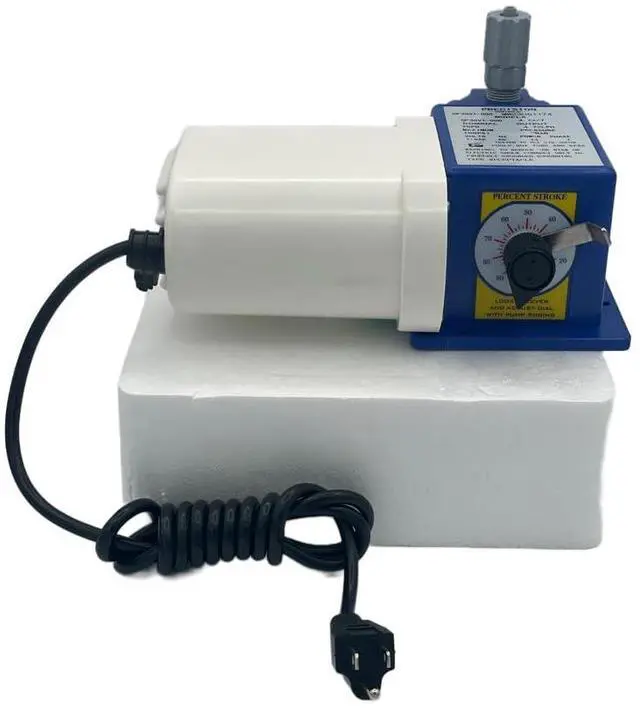 Main image of CF30V1-000 - Precision Controls - Chem Flow Diaphragm Pump, 30 GPD Max, 100 PSI, 115 Volt, Diaphragm Metering Pump, 3/8" Suction & Discharge tubing connections