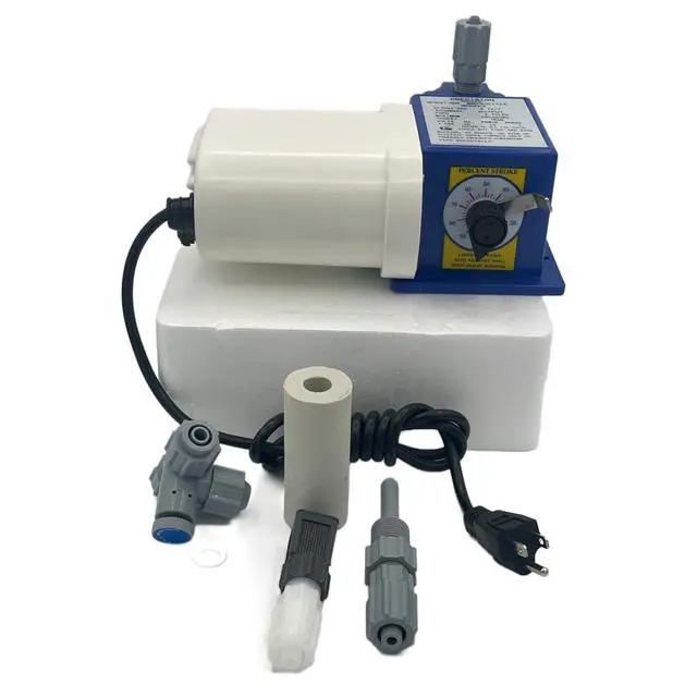 Alt view image 3 of 5 - CF30V1-000 - Precision Controls - Chem Flow Diaphragm Pump, 30 GPD Max, 100 PSI, 115 Volt, Diaphragm Metering Pump, 3/8" Suction & Discharge tubing connections