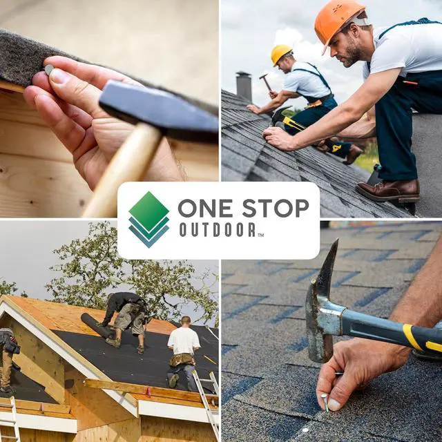 Alt view image 3 of 4 - 1/2 Inch - Galvanized Steel Roofing Felt Nails, Roofing Felt Pins Suit for Shed Roof Roofing Felt Slate Boards, Broad Head Pins (26800)