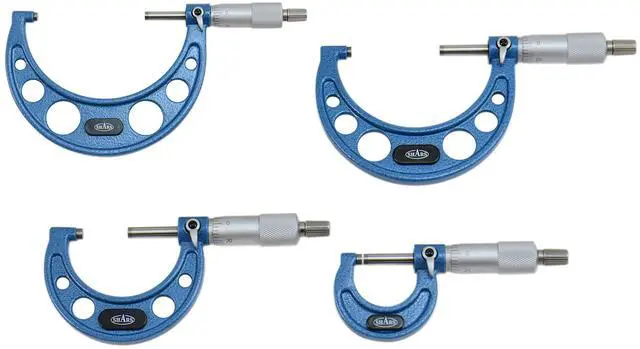 Main image of 0-4" x 0.0001" Outside Micrometer Set (4 pcs) 303-2652N L)