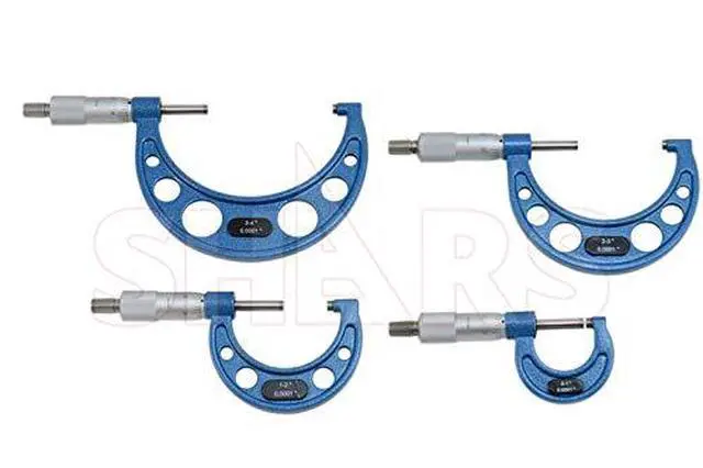 Alt view image 2 of 6 - 0-4" x 0.0001" Outside Micrometer Set (4 pcs) 303-2652N L)