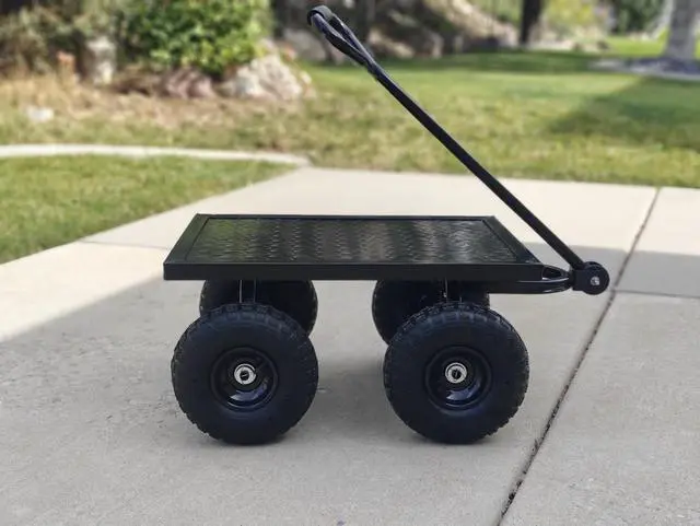 Alt view image 6 of 6 - Universal Generator Wheel Kit Cart with 10-Inch Pneumatic Wheels, Black Steel, Compatible with Honda EU3000is, Generac iQ3500, Predator 3500, Predator 5000, Powersmart 3600, and Many Other generators