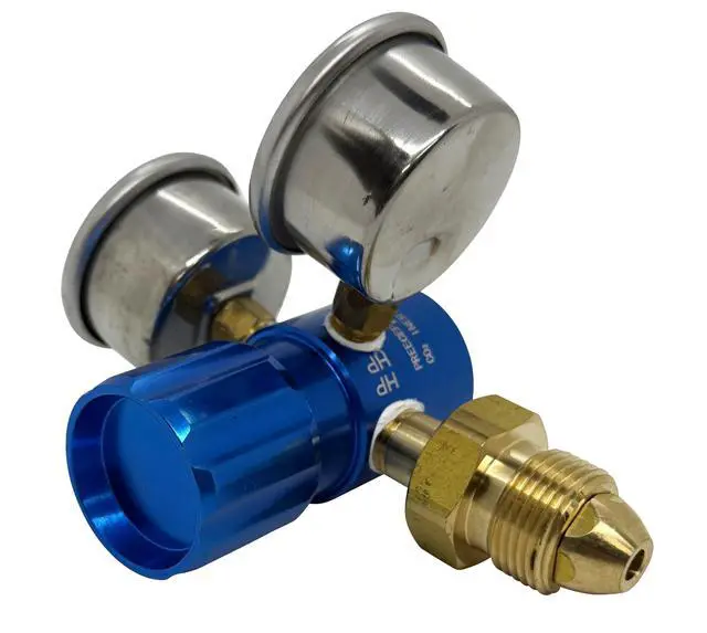 Alt view image 3 of 6 - High Performance Compact Aluminum Argon Regulator 0-400PSI, High Flow Capacity of 45CFM
