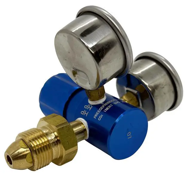 Alt view image 4 of 6 - High Performance Compact Aluminum Argon Regulator 0-400PSI, High Flow Capacity of 45CFM