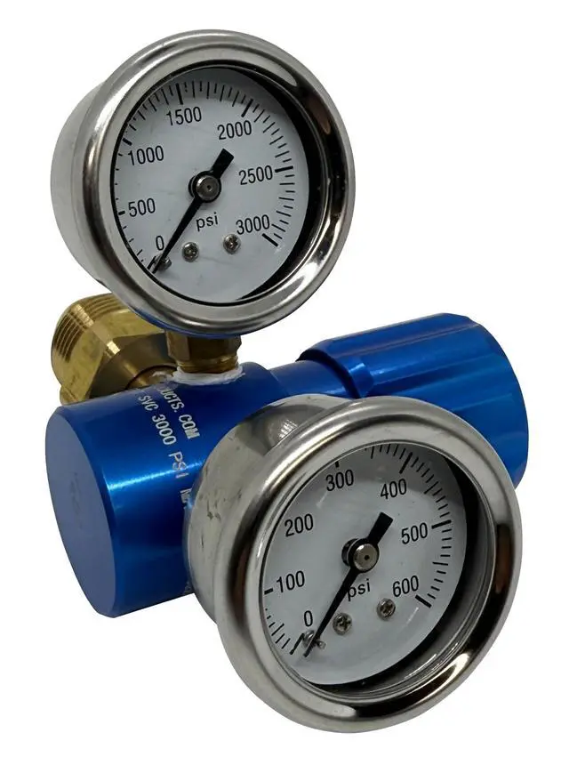 Alt view image 5 of 6 - High Performance Compact Aluminum Argon Regulator 0-400PSI, High Flow Capacity of 45CFM