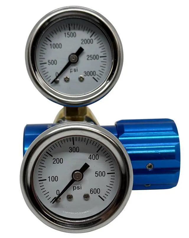 Alt view image 6 of 6 - High Performance Compact Aluminum Argon Regulator 0-400PSI, High Flow Capacity of 45CFM