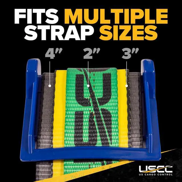Alt view image 5 of 6 - Flatbed Edge Protectors (100-Pack), 4 Inch x 4 Inch, Use Flatbed Corner Protectors up to 4 Inch Straps on Corner Protectors, Protect Cargo Edges and Extend the Life of Tiedowns