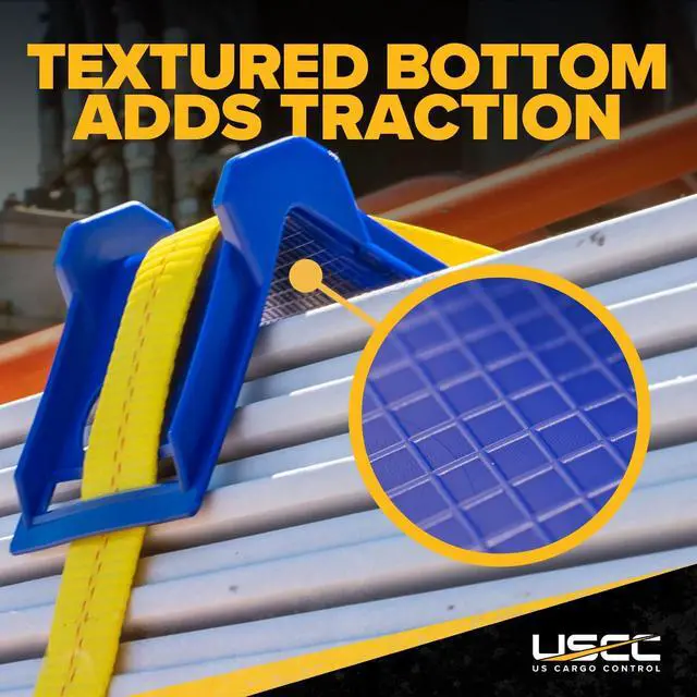 Alt view image 6 of 6 - Flatbed Edge Protectors (100-Pack), 4 Inch x 4 Inch, Use Flatbed Corner Protectors up to 4 Inch Straps on Corner Protectors, Protect Cargo Edges and Extend the Life of Tiedowns