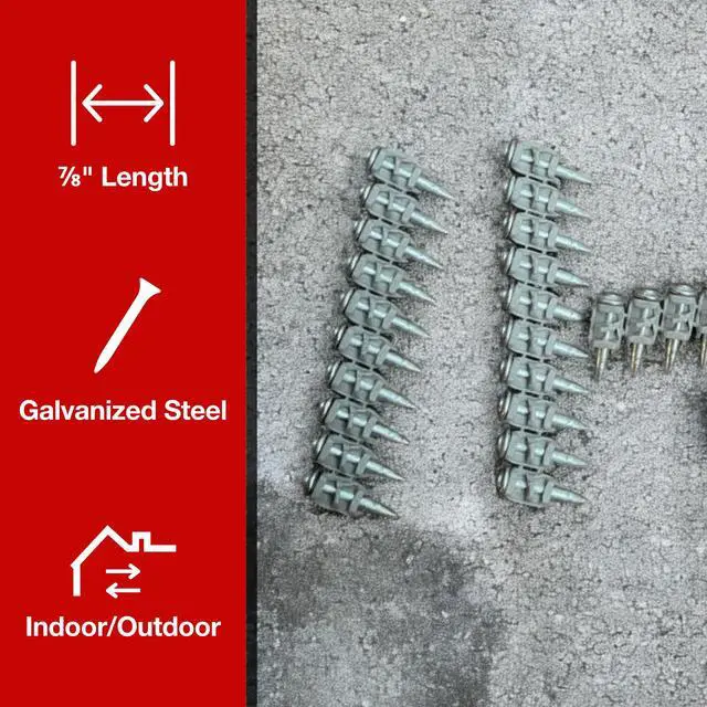 Alt view image 6 of 6 - Concrete Nails for Hilti BX4-1,000 X-C 20 B4 MX Concrete Nails