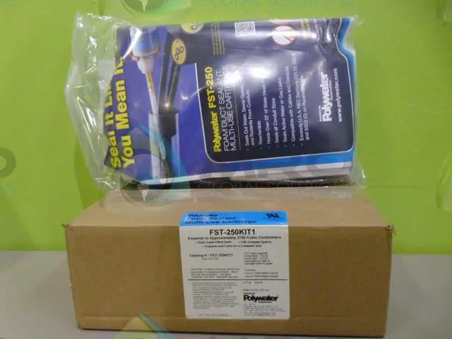 Alt view image 2 of 4 - FST-250KIT Polyurethane Foam Duct Sealant Kit 8.5 oz Cartridge Amber Resin Clear Curing Agent