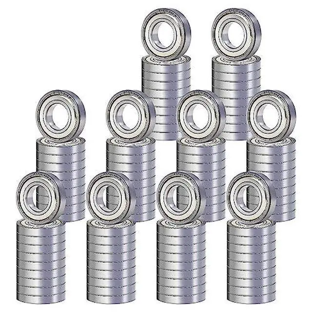Alt view image 6 of 6 - 6204-ZZ Ball Bearing 20x47x14mm 6204 ZZ Metal Shielded (Qty 100)