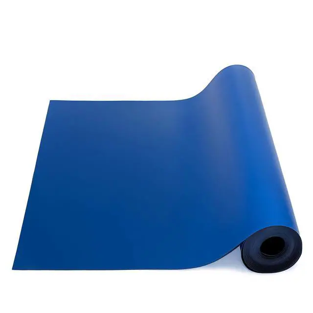 Alt view image 5 of 6 - ESD Soldering Mat Roll, Blue 2' Wide x 10' Long x 0.06" Thick