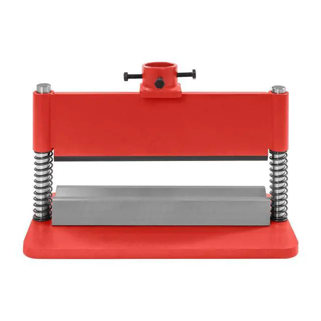 Alt view image 3 of 6 - 12in Press Brake Attachment, Bending Attachment for 12-20 Ton Hydraulic Press,Punch and Die Set for Hydraulic Press for Processing Metal Sheets Creating Complex Shapes (Red)