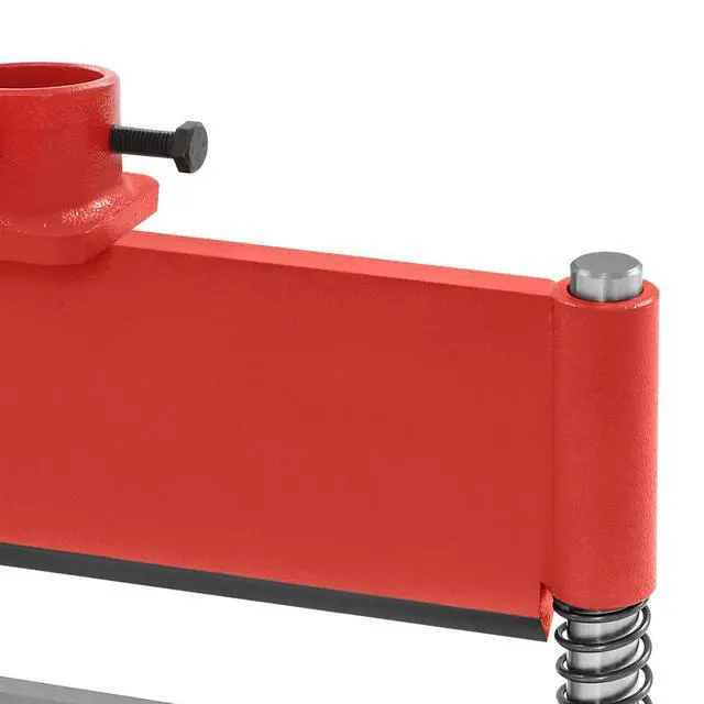 Alt view image 6 of 6 - 12in Press Brake Attachment, Bending Attachment for 12-20 Ton Hydraulic Press,Punch and Die Set for Hydraulic Press for Processing Metal Sheets Creating Complex Shapes (Red)