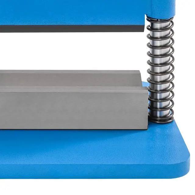 Alt view image 5 of 6 - 12in Press Brake Attachment, Bending Attachment for 12-20 Ton Hydraulic Press,Punch and Die Set for Hydraulic Press for Processing Metal Sheets Creating Complex Shapes (Blue)