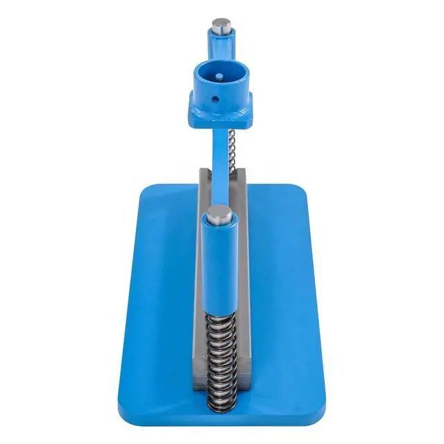 Alt view image 6 of 6 - 12in Press Brake Attachment, Bending Attachment for 12-20 Ton Hydraulic Press,Punch and Die Set for Hydraulic Press for Processing Metal Sheets Creating Complex Shapes (Blue)