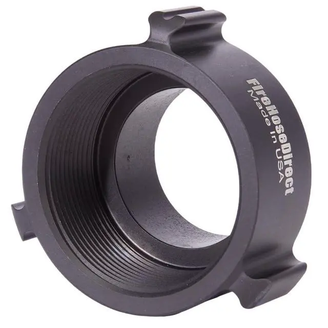 Alt view image 5 of 6 - Aluminum 3" Female NPT to 2 1/2" Male NH Fire Hose Adapter