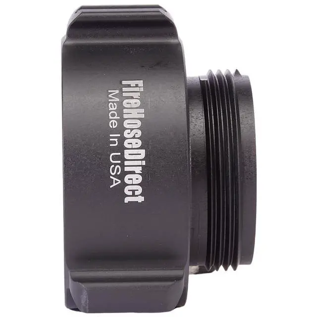 Alt view image 6 of 6 - Aluminum 3" Female NPT to 2 1/2" Male NH Fire Hose Adapter