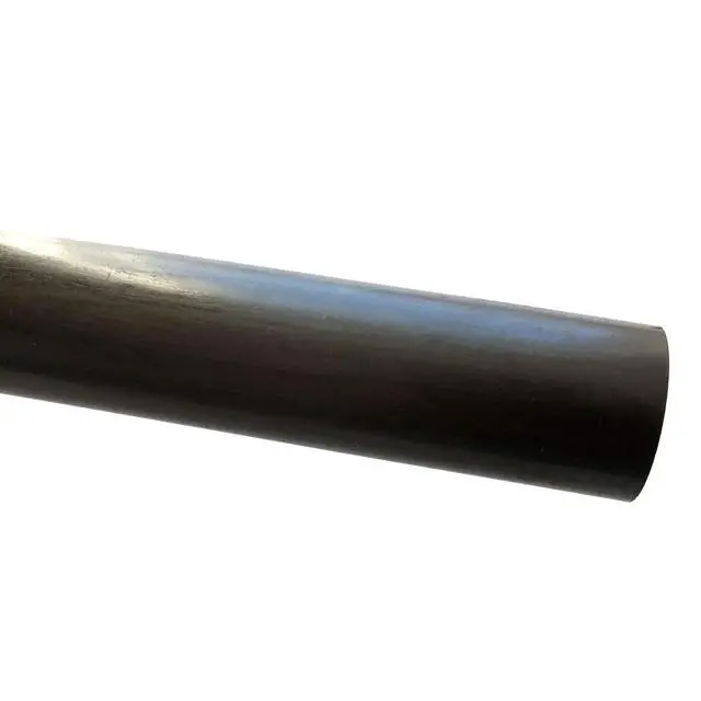 Alt view image 5 of 6 - Carbon Fiber Tube - 12mm X 8mm x 1000mm Pultruded Round Hollow Carbon Fiber rods Black Matte Finish - Pure Carbon Fibre Hollow Tube shafts - for RC Planes-Drones, Boat DIY Craft Projects