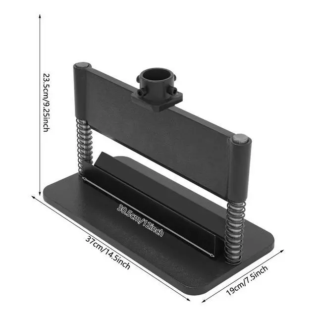 Alt view image 2 of 6 - 12in Press Brake Attachment, Bending Attachment for 12-20 Ton Hydraulic Press,Punch and Die Set for Hydraulic Press for Processing Metal Sheets Creating Complex Shapes (Black)