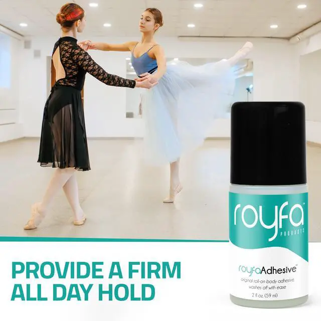 Alt view image 3 of 6 - Roll On Body Adhesive, Body Glue for Dancers - Skin Glue - Liquid Fashion Tape - Body Glue for Skin - Butt Glue - Sock Glue - Wig Adhesive 12 Pack