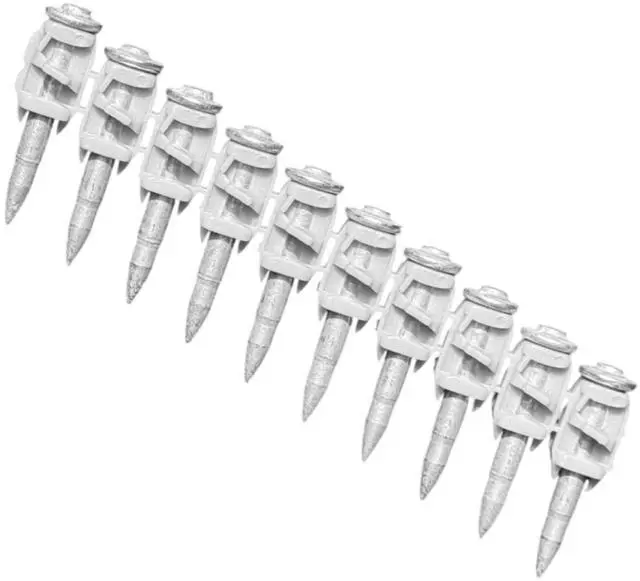 Main image of 1-1/16 Concrete Nails Compatible With Hilti BX4-1,000 Count Flat Head Shoot-Drive Nails with 20µm Galvanized Zinc Coating - Heavy-Duty Construction Fasteners for Commercial & Residential Projects