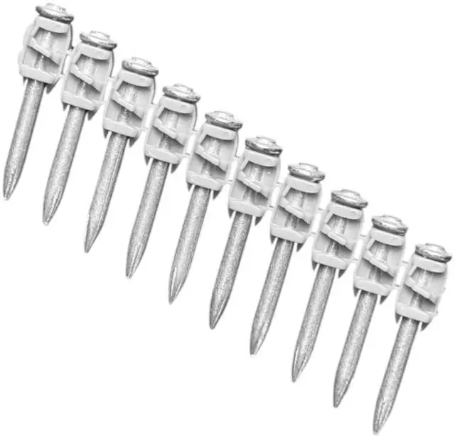 Main image of 1¼ Concrete Nails Compatible With Hilti BX4 1,000 Count Collated Flat Head Shoot-Drive Nails with Hardened Steel Shank Heavy-Duty Fasteners for Concrete, Masonry & Construction Projects