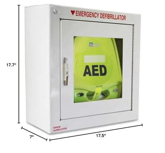 Alt view image 2 of 2 - 80000855 AED Plus Standard Size Cabinet with Audible Alarm - Metal - White