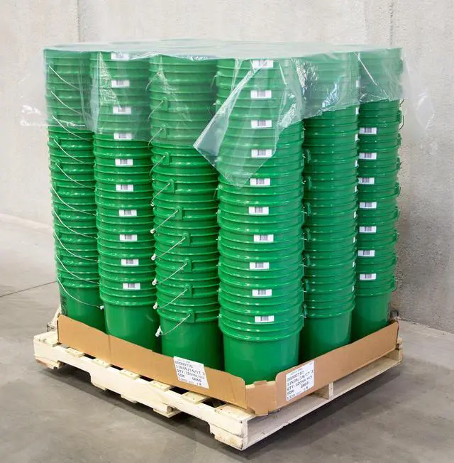 Alt view image 2 of 3 - Hudson Exchange 60" x 60", 1.5 Mil, LDPE Pallet Top Protective Sheeting, Roll of 150