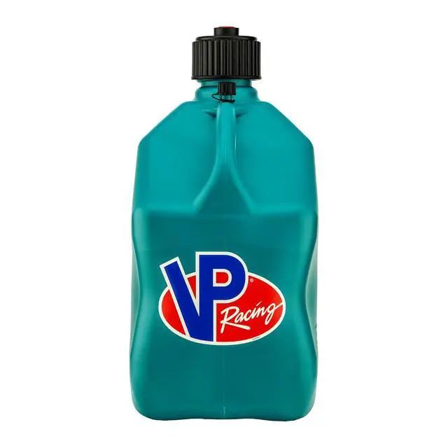 Alt view image 2 of 6 - 3622-CA, 5.5-Gallon Square Motorsport Jug Caribbean w/ 14" Deluxe Hose Close-Trimmed Cap and Neck for Tight Seal (4 Pack)