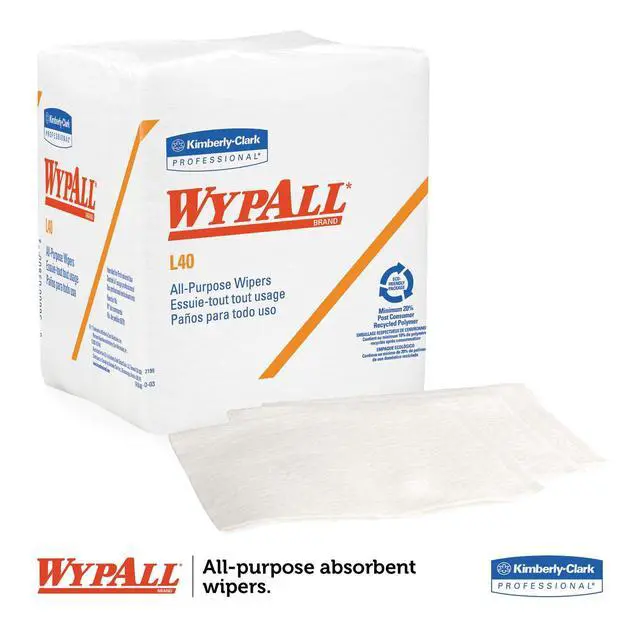 Alt view image 2 of 6 - KCC05701 - WYPALL* L40 Wipers, 18 Packages of 56 Wipers