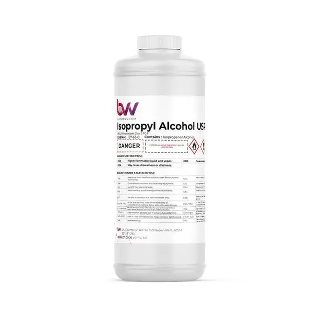 Alt view image 3 of 6 - BVV Isopropyl Alcohol 99% USP-5 Gal