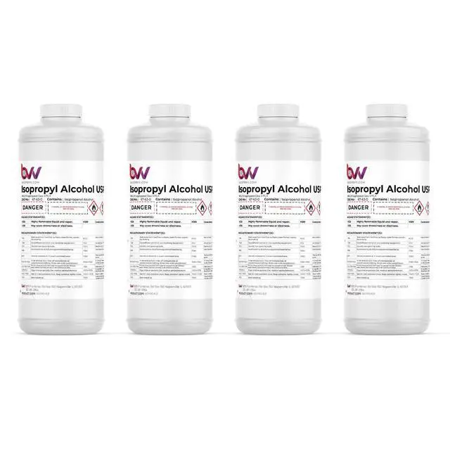 Alt view image 4 of 6 - BVV Isopropyl Alcohol 99% USP-5 Gal