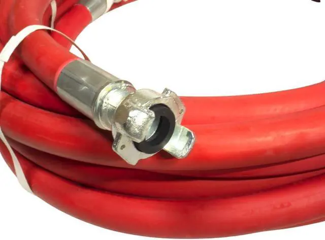 Alt view image 4 of 4 - Jackhammer Rubber Air Hose Assembly with 3/4" Universal (Chicago) Couplings - 50ft - Pack of 2